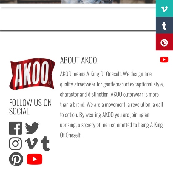 Akoo Screen Printed Crew Hoodie - Picture 13 of 14